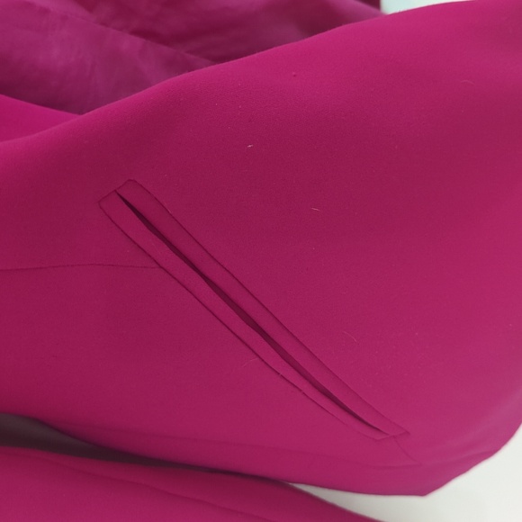 Banana Republic dark pink collarless blazer, size 8 - Picture 6 of 6